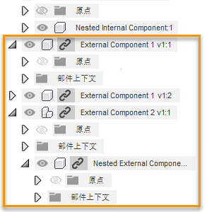 浏览器 - 外部零部件