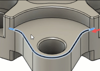 几何图元选择链选预览