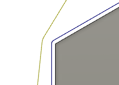 快速边安全距离为 0.040 英寸