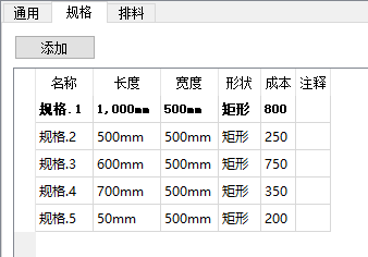 规格概述