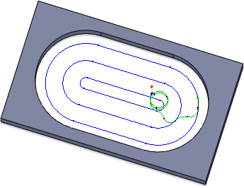 2D 挖槽非圆形示例