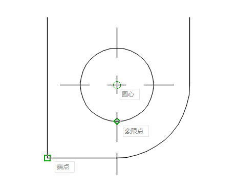 标注对象捕捉示例