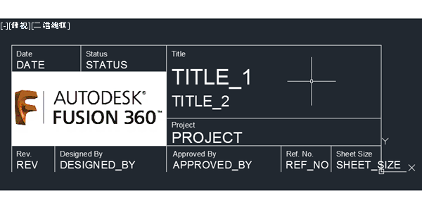 标题栏示例 - AutoCAD