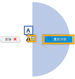 重新关联符号