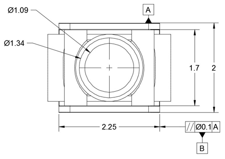datum identifier（基准标识符号）