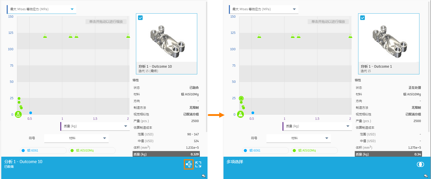 单击结果卡上的“查找类似内容”