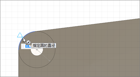 螺栓孔 - 指定直径