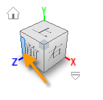 ViewCube - 单击角点可更改视图