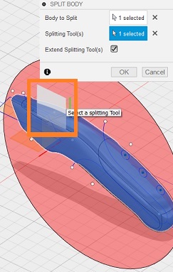 将刀体分割为两部分