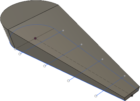 已倾斜所有侧边