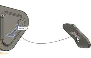 油门踏板小放样轮廓