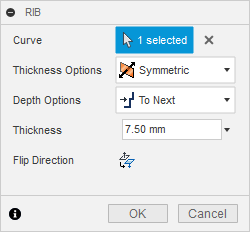 油门踏板加强筋对话框