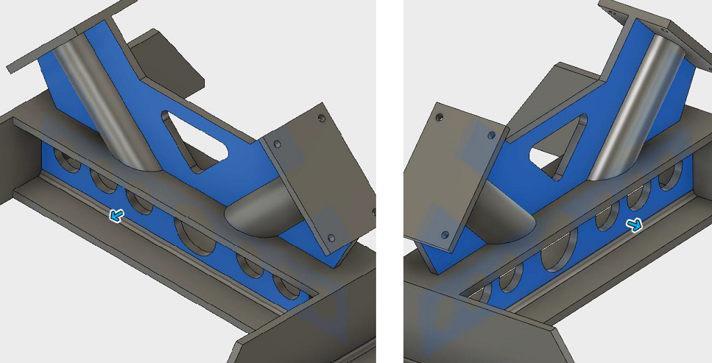 选择前部和后部面