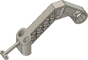 操作之后的轴承支架