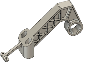 操作之前的轴承支架