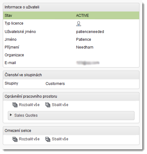 Zobrazit podrobnosti o uživatelích