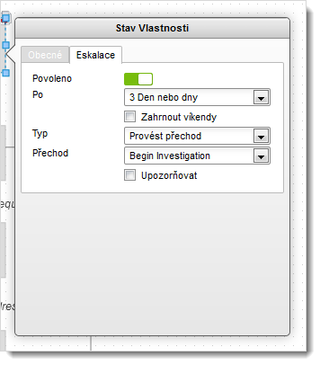Vlastnosti stavu, eskalace pomocí oprávnění