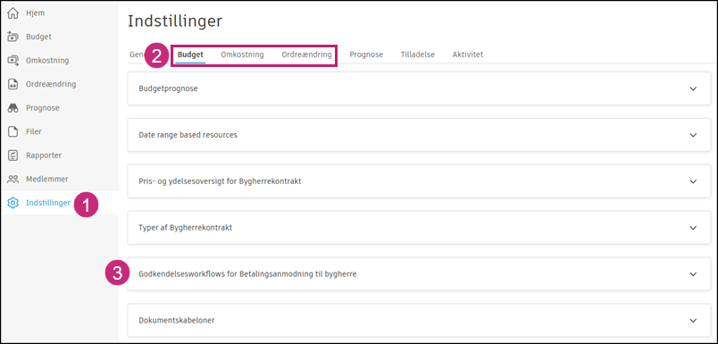 Indstillinger for godkendelsesarbejdsgange