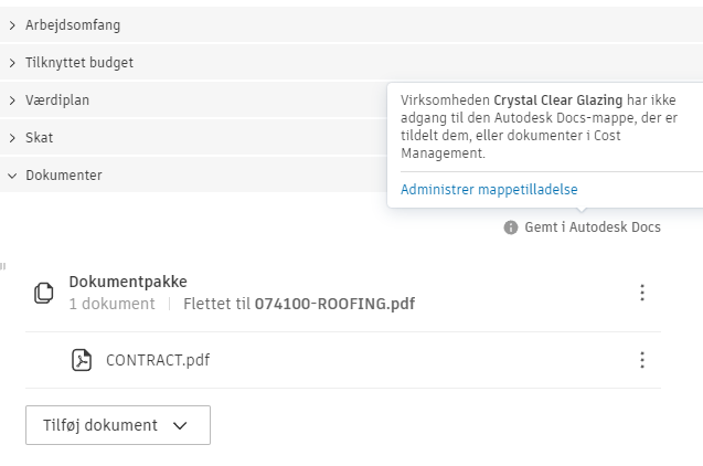 Gemt i Autodesk Docs