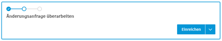 Beispiel für die Vorbereitung einer Änderungsanfrage