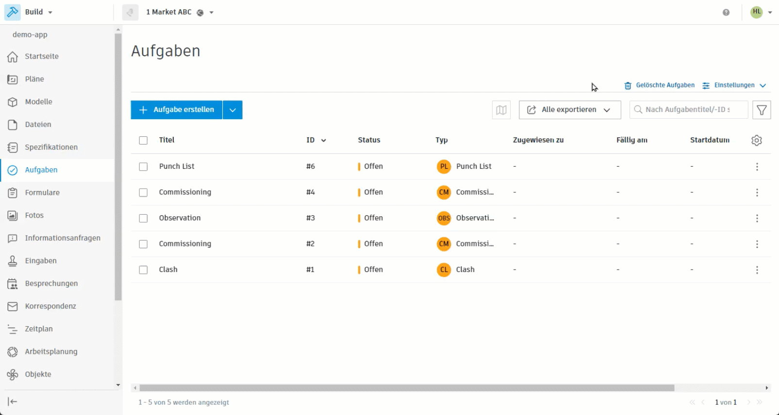 Aktivieren von GPS-Positionen