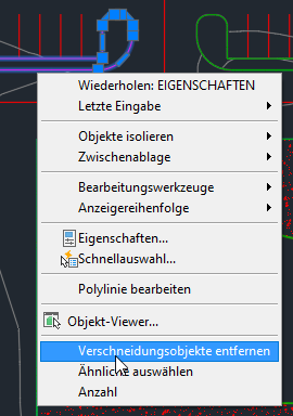 Entfernen mehrerer Verschneidungsobjekte