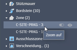 Zoom auf Objekt