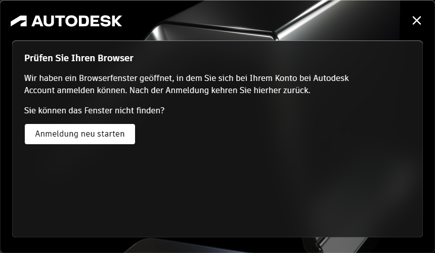 Anmelden bei Desktop Connector