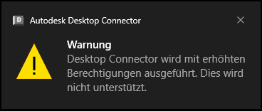 Beenden Sie Desktop Connector.