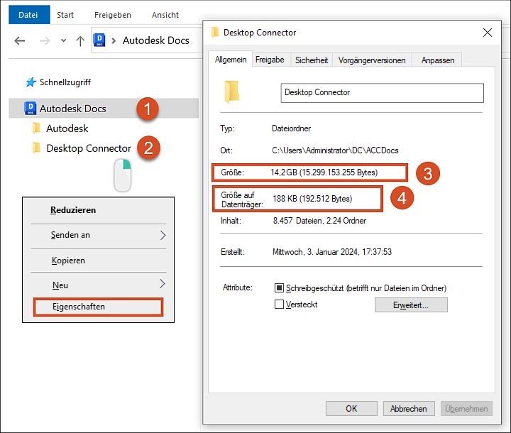 Speicherplatz freigeben