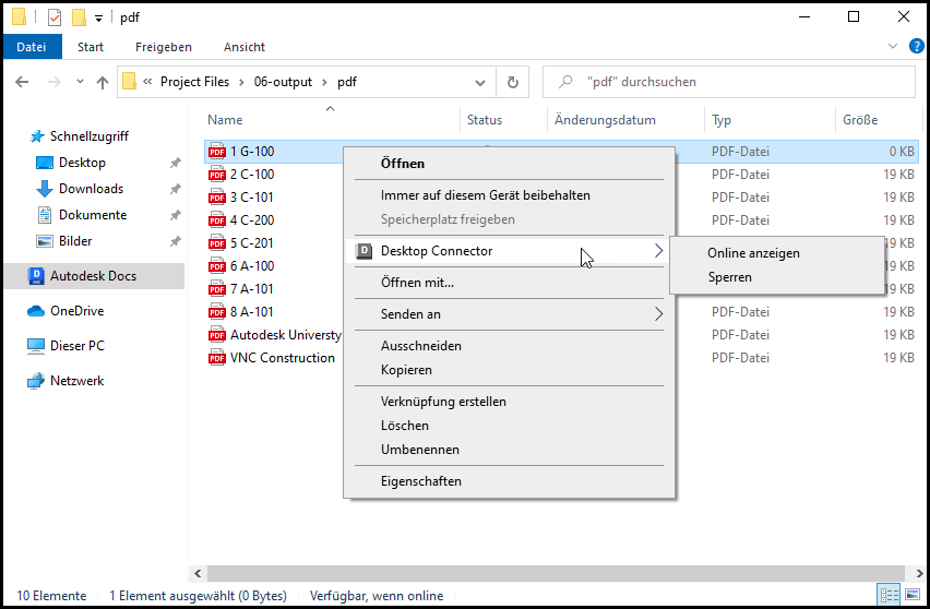 Bild Automatisch sperren