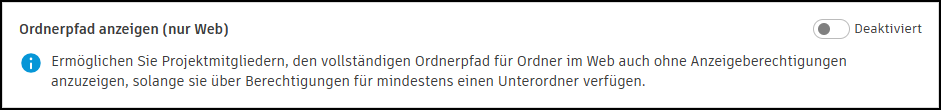 Ordnerpfad anzeigen