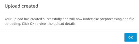 Importieren einer JSON-Datei in das Bulk Upload Tool