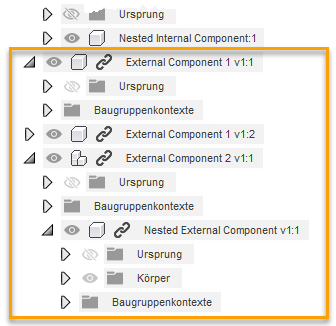 Browser - externe Komponenten