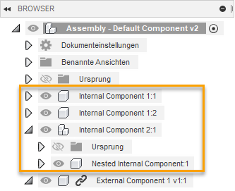 Browser - interne Komponenten
