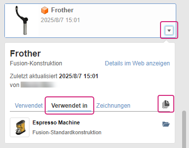 Gruppe Daten - Verwendet in