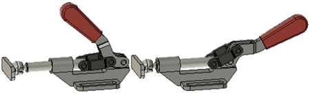 Zusammengefügte Klemmvorrichtung