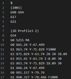 Fertigung - NC-Code