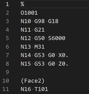 Fräsen - NC-Code