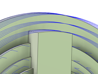 Zylindrisches Bauteil für den Vergleich