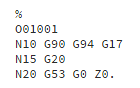 NC-Code Programmnummer