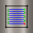 Diagramm Begrenzungsversatz - Nach innen