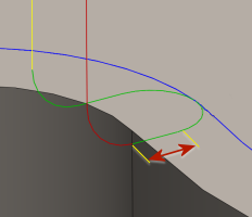 Diagramm Lineare Einfahrt