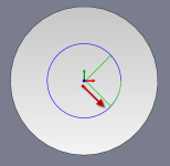 Diagramm Lotrechte Einfahrt