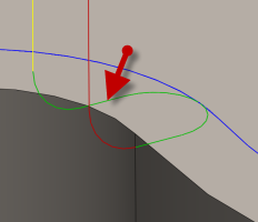 Diagramm Ausfahrabstand