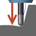 Diagramm Schaft- und Haltermodus - Werkzeuglänge ermitteln