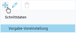 Voreinstellung