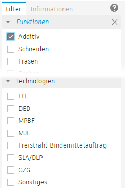 Maschinenfilter