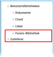 Standardwerkzeugbibliotheken