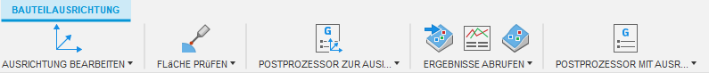 Kontextabhängige Umgebung Bauteilausrichtung